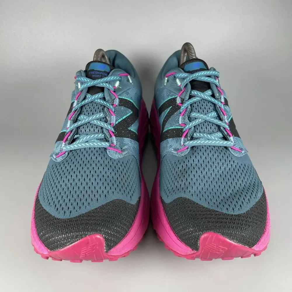 New Balance Fresh Foam More Trail V1 Women's 10.5 Blue Pink Running Shoe Sneaker